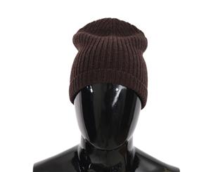 Dolce & Gabbana Gray Beanie Wool Knitted Warm Hat