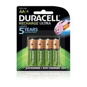 Duracell Rechargeable AA Batteries - 4 Pack