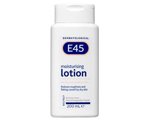 E45 Dermatological Moisturising Lotion for Dry Skin 200mL