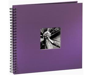 Fine Art Spiralbound Album 36 x 32cm 50 black pages Purple