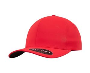 Flexfit DELTA Stretchable Cap - red