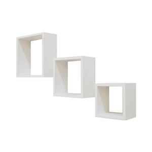 Flexi Storage White Wall Mount Clever Cubed Storage Unit