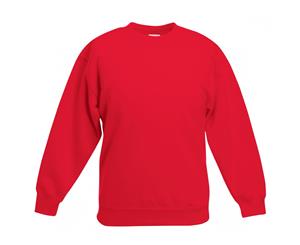 Fruit Of The Loom Kids Unisex Premium 70/30 Sweatshirt (Pack Of 2) (Red) - RW6860