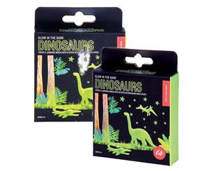 Glow-in-the-Dark Night Light Stickers Dinosaurs or Unicorns! - Dinosaurs