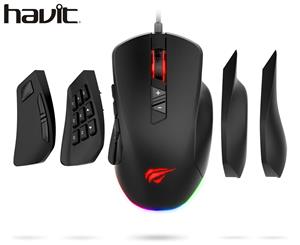 Havit Pro Gaming Mouse w/ Interchangeable Side Plates