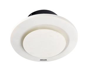 Heller 25cm Ventilating Ducted Round Ceiling Bathroom Air Flow Exhaust Fan White