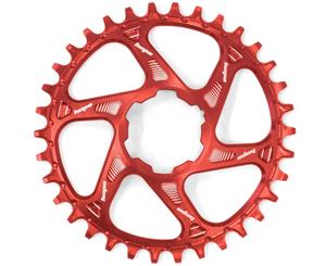 Hope Spiderless Retainer Narrow Wide Chainring Red 34T