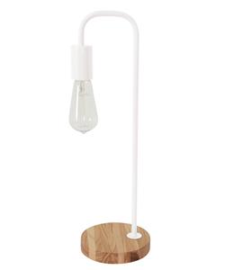 Lanie 1 Light Table Lamp in Ash/White