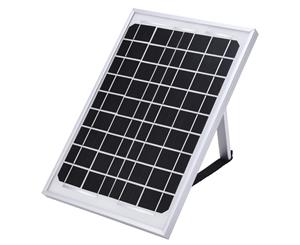 Maxray 10W 12V Flat Solar Panel Kit Mono Caravan Camping Power Battery Charging