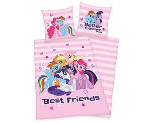 My Little Pony Best Friends 100% Cotton Single Duvet Cover (4436228050)