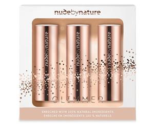 Nude by Nature Glimmer Moisture Shine Lipstick Trio