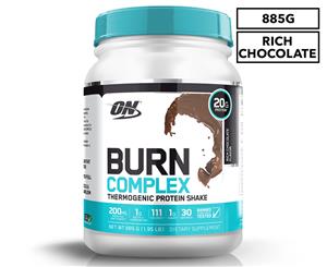 Optimum Nutrition Burn Complex Thermogenic Protein Shake Rich Chocolate 885g