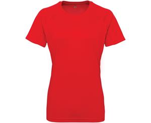 Outdoor Look Womens/Ladies Gairloch Panelled Technical Wicking T Shirt - FireRed