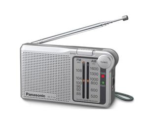 Panasonic RFP150DEG-S Portable AM/FM Radio Silver