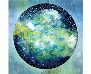 Planetary Spectrum - Blue Canvas Print Wall Art