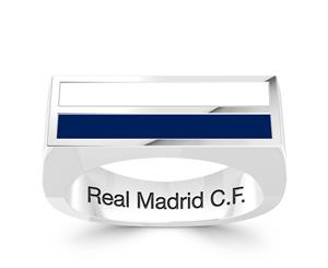 Real Madrid FC Ring For Men In Sterling Silver Design by BIXLER - Sterling Silver