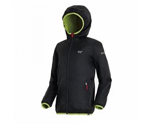 Regatta Great Outdoors Childrens/Kids Lever Ii Packaway Rain Jacket (Black) - RG1885