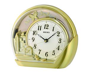 Seiko QXN232G Mantel Clock - Gold