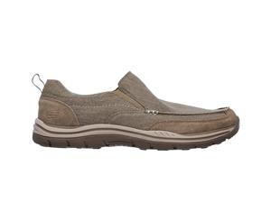 Skechers Mens Expected Tomen Slip On Shoes (Khaki) - FS4224