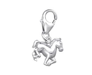 Sterling Silver Horse Clasp Charm