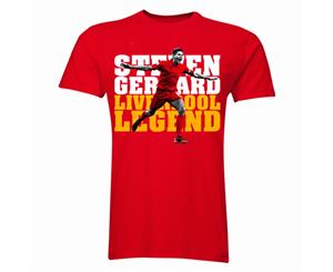 Steven Gerrard Liverpool Player T-Shirt (red)