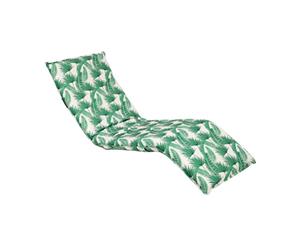 Sunnylife Steel & Polyester Deck Chair Kasbah White & Green
