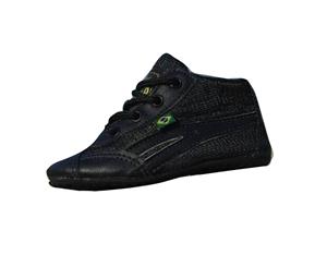 Taygra High Top Shoe Vegan Recycled Handmade Sneakers Eco - All Black