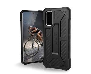 UAG Monarch Handcrafted Rugged Case For Galaxy S20 (6.2") - Carbon Fiber