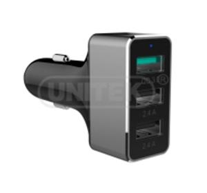 UNITEK (Y-P530C) 3 Ports USB Car Charger (Total 42W with 1x QC3.0)