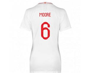 2018-2019 England Home Nike Womens Shirt (Moore 6)