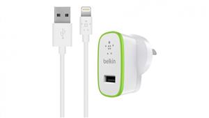 Belkin Boost Up 2.4Amp Home Charger with Lightning ChargeSync Cable - White