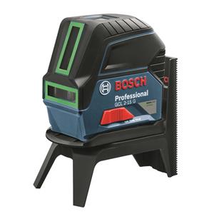 Bosch Blue GCL 2-15 G Green Beam Cross Line Laser With Plumbs