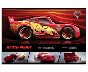 Cars 3 Lightning McQueen Stats Poster - 61.5 x 91 cm - Officially Licensed