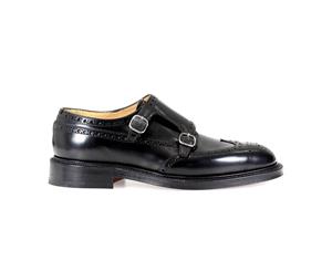 Church's Men's EOB0089XVF0AAB Black Leather Monk Strap Shoes