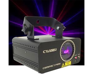 Compact Pink 250mW Laser Disco Light Auto Sound DMX Control come with Remote