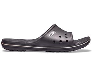 Crocs Mens Crocband II Slide - Slate Grey/White