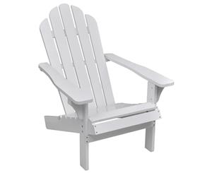 Deck Chair Outdoor Furniture Garden Beach Folding Cape Cod Hardwood White