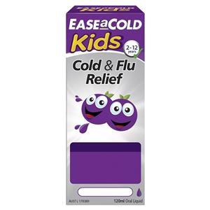 Ease a Cold Kids Cough Cold & Flu Liquid 120ml