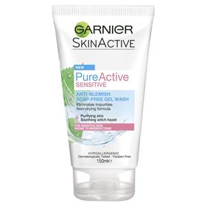 Garnier Pure Active Sensitive Soap Free Gel Wash 150ml