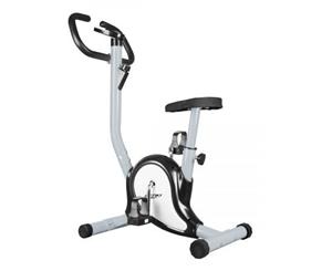 Genki Upright Exercise Bike Indoor Spin Bike Home Gym Equipment Grey