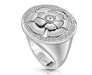 Guess womens Stainless steel Zircon gemstone ring size 14 UBR28018-54