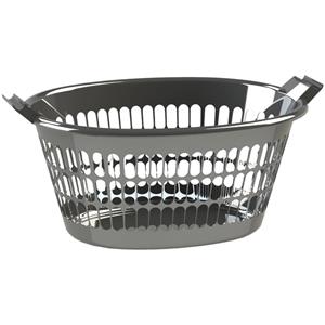 HomeLeisure 35L Oval Trend Laundry Basket