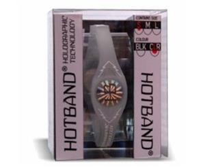 Hotband Holographic Silicone Wrist Band Ionic Balance Strength Flexibility - Clear