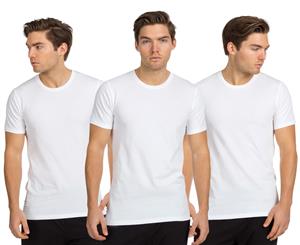 Hugo Boss Men's Crew Neck T-Shirt 3-Pack - White