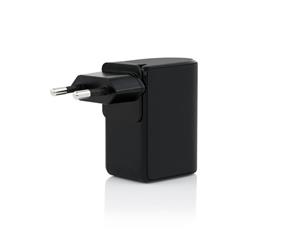 INCIPIO USB-C INTERNATIONAL 15W WALL CHARGER - BLACK
