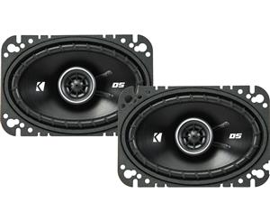 Kicker 43DSC4604 DS Series 4&quotx6" 2-Way Coaxial Speaker Pair DSC4