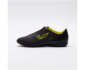 Kids Concave Halo + IN - Black/Neon Yellow Football Boots