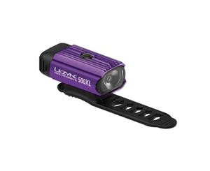 Lezyne Hecto Drive 500XL Front Bicycle Light - Purple