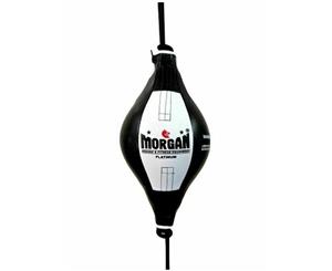 MORGAN Platinum Leather Floor To Ceiling Speed Ball+ Adjustable Straps