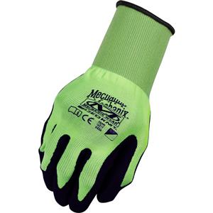 Mechanix Wear Hi-Viz SpeedKnit SM/MD Nitrile CR5 Gloves